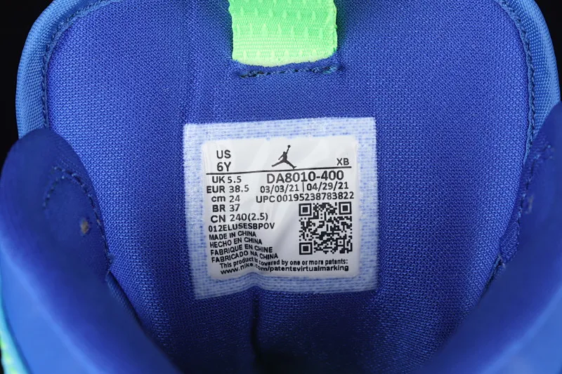 All categories Air Jordan Jordan series basketball shoes Air Jordan 1 Mid G version pure original Air Jordan 1 Mid AJ1 Joe 1 blue and green Chinese culture basketball shoes DA8010-400